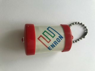 Vintage Rare Authentic Enron Schwag Keychain Flashlight