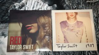 Taylor Swift Vinyl Bundle Red & 1989 & Ships Internationally