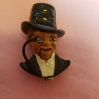 Vintage 1930s Brooch/ Pin Articulated Rare Charlie Mccarthy