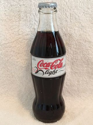 Full Foreign.  25 Liter Coca - Cola Light Paper Label Soda Bottle