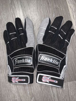 Jose Abreu 2019 All Star Game Issued Batting Gloves.  Franklin.  Xl Size