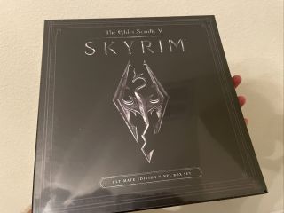 Jeremy Soule The Elder Scrolls V Skyrim Ost Exclusive Brown Swirl 4xlp Vinyl Set