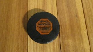 MN NORTH STARS VINTAGE ART ROSS CONVERSE CCM TYER NHL OFFICIAL GAME PUCK USA 2