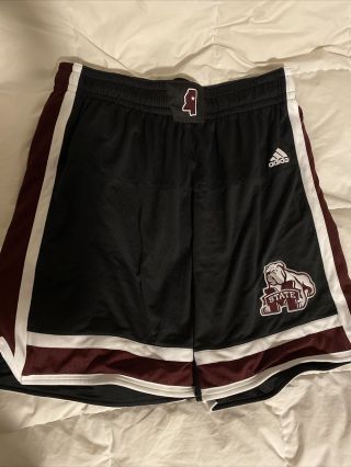 Adidas Mississippi State Bulldogs Team Issued Basketball Game Shorts 2xl
