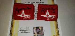 Andruw Jones Atlanta Braves Game Issued Autograph Wristbands All Star