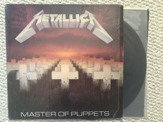 Metallica " Master Of Puppets " Lp Vinyl Elektra Records 60439