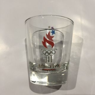 Vintage 1996 Summer Olympics Atlanta Georgia Collectible Shot Glass 2 - 1/4 "