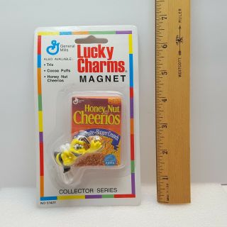 Vintage General Mills Honey Nut Cheerios Cereal Refrigerator Kitchen Magnet