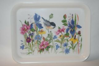 Melamaster Miniature Tray Country Garden Made In Great Britain