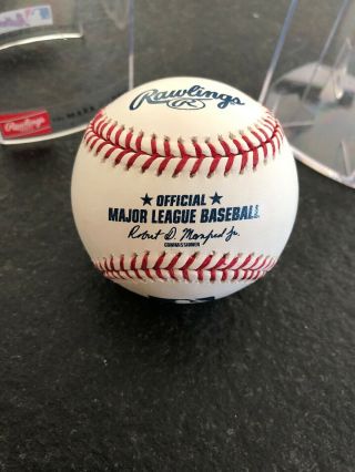 LaMonte Aaron Wade Jr Autograph Ball - 1st MLB game 6/28/19 - Minnesota Twins 3