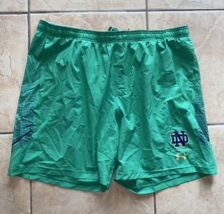 Team Issued Notre Dame Football Shorts 3xl