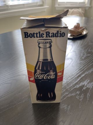 Coca Cola Bottle Radio Coke Vintage 1970s