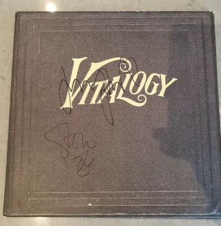 Pearl Jam Signed Vitalogy 1994 Vinyl Lp Op Oop E66900 Us Gatefold Release Vedder