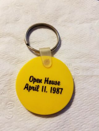 1987 PURDUE UNIVERSITY Advertising VETERINARY MEDICINE Open House KEYCHAIN 2