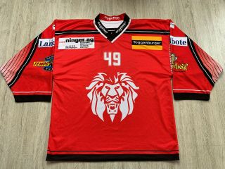 Ehc Winterthur Switzerland Ice Hockey Jersey Shirt Game Worn 52 L Reversible
