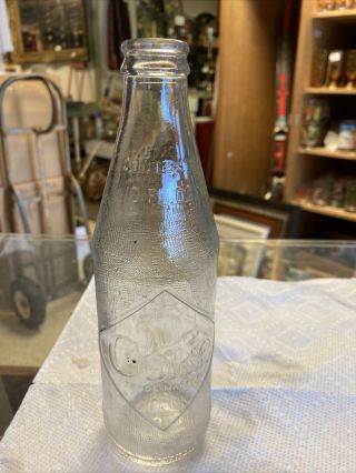 Vintage 1967 Coca Cola Coke Clear Bottle 10 Oz.  (not To Be Refilled) Diamond