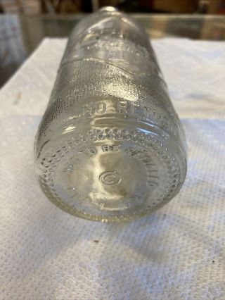 Vintage 1967 Coca Cola Coke Clear Bottle 10 Oz.  (not to be refilled) Diamond 2