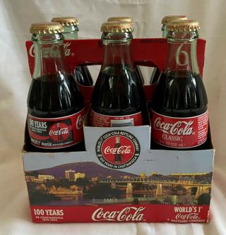 1999 Coca - Cola Six Pack - 100 Years World 