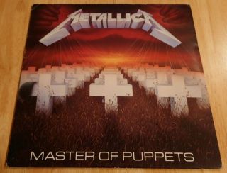 Metallica - Master Of Puppets - 1986 Vinyl Lp -