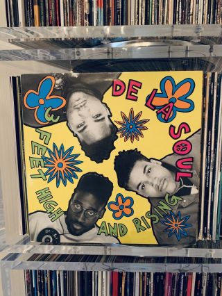Uk 1989 • De La Soul • 3 Feet High And Rising • Lp Vinyl Record