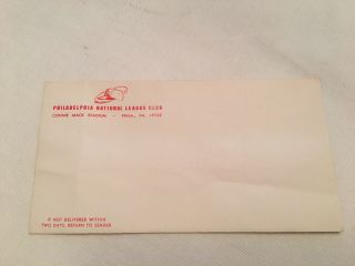 Rare Htf Connie Mack Stadium Philadelphia Phillies Tickets Envelope Shibe Park