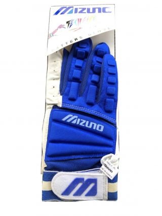 Mizuno Techfire Pro Batters Glove X - L Right Hand Blue - Great Glove
