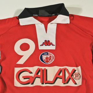 Retro Vintage Kappa Match Worn Shirt Jersey Volleyball Red Star Belgrade Serbia