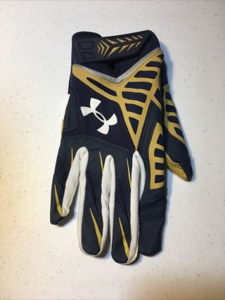 Notre Dame Football Team Issued/ Player Worn /under Armour Glove - Right Hand Xl
