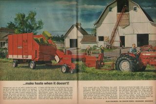 1965 3pg Print Ad Of Allis Chalmers Ac D - 17 Farm Tractor