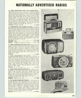 1956 Paper Ad Zenith Westinghouse Tom Thumb Radio Bogen Tv Booster Record Player