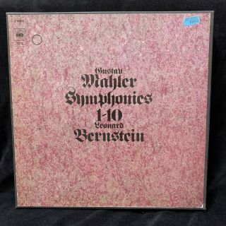 Mahler Symphonies 1 - 10 Complete - Leonard Bernstein - Cbs St 15 - Lp Box Holland
