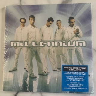 Backstreet Boys - Millennium Blue Vinyl Lp - 2019 Usa Limited To 3,  000 Rare