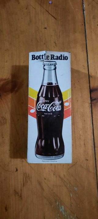 Coca Cola Bottle Radio,  In The Box.  Thanks For Looking