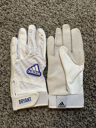 Kris Bryant Game Issued Pe Adidas Batting Gloves - Chicago Cubs 2015