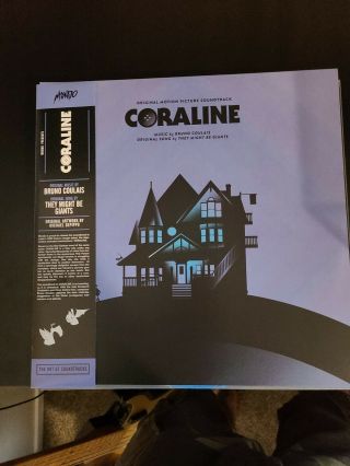 Coraline Motion Picture Soundtrack 2xlp Blue & Purple Swirl Vinyl