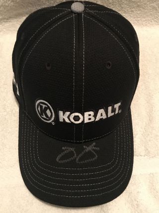 - Signed - Jimmie Johnson 2016 Crew Hat Lowe’s Kobalt 7x Champion