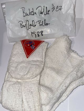 1988 Buffalo Bills Butch Rolle 87 Player Worn Football Towel