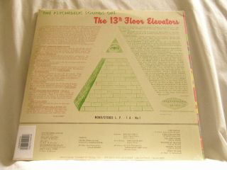 13th FLOOR ELEVATORS Psychedelic Sounds Roky Erickson Stereo/Mono 2 LP 2