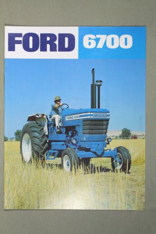 1977 Australian Ford 6700 Tractor Sales Brochure