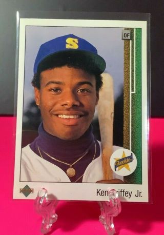 1989 Upper Deck Ken Griffey Jr.  Rookie Card 1 Really Centering -