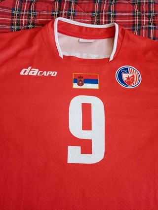 Dacapo Volleyball Jersey Match Worn Shirt Red Star Belgrade Serbia Yugoslavia