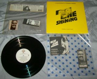 The Shining Soundtrack Lp With Tv Guide Clippings