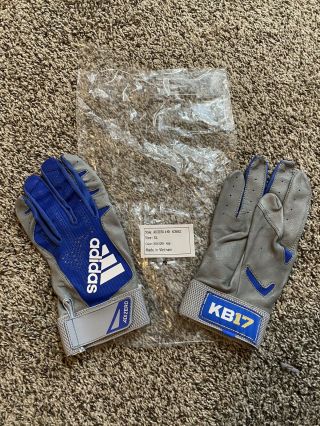 Kris Bryant Game Issued Pe Adidas Batting Gloves - Chicago Cubs 2018