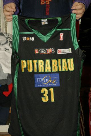 Andrie Ekayana Indonesian Basketball League Game Worn Jersey Putra Riau 2xl Wow