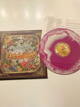 Panic At The Disco Vinyl Pretty Odd Rare Record Hot Topic Purple Tie - Dye Press
