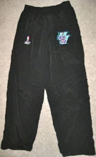 Nba Reebok Utah Jazz Game Pants 38 Jersey Uniform Basketball 30 Breakaway
