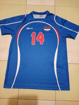 Dacapo Volleyball Jersey Match Worn Shirt Serbia Jugoslavija Srbija
