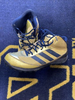 2013 TEAM ISSUED NOTRE DAME FOOTBALL ADIDAS CLEATS 69 2