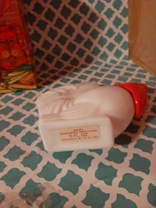 Avon Country Kitchen Decanter Moisturized Hand Lotion Rooster Empty 3