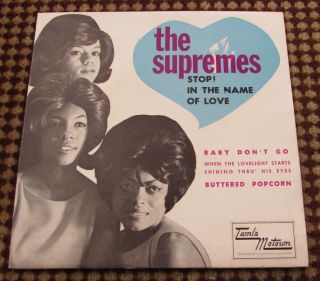 The Supremes - Stop In The Name Of Love 7 " Ep 45 Portugal Very Rare